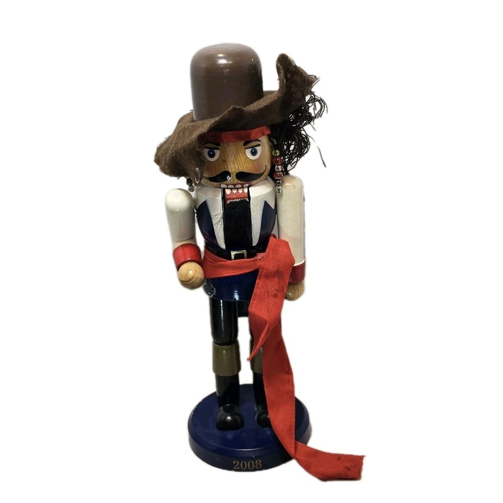🎄 2008 Pirate Nutcracker Limited Edition #1073/9562 Wood Holiday